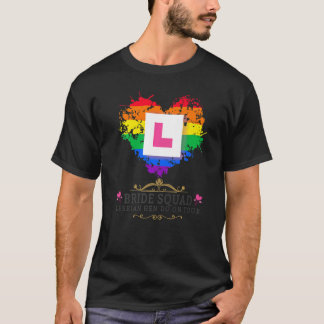 Camiseta Trajes de Despedida de Soltera Lesbiana para Mujer