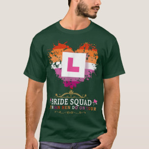 Camiseta Trajes de Despedida de Soltera Lesbiana para Mujer