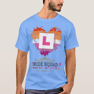 Camiseta Trajes de Despedida de Soltera Lesbiana para Mujer