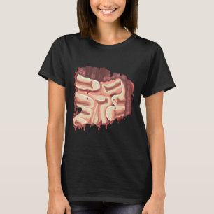 Camiseta Trajes de Halloween con entrañas de zombie dentro 
