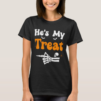 Camiseta Trajes de hombre esqueleto parejas coincidentes Ha