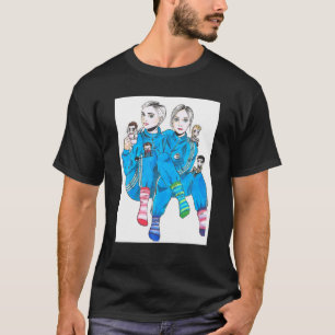 Camiseta Trajes de salto divertidos diseñan banda de rock v