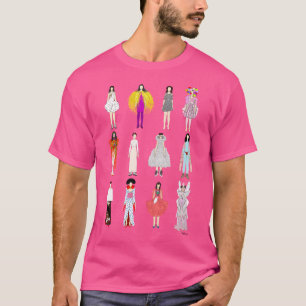 Camiseta Trajes Retro De Chicas De Regalo De Moda De Bjork