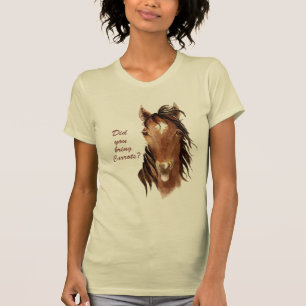 Camiseta ¿Trajiste a Carrots una cita humorística sobre cab
