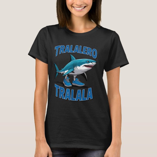 Camiseta Tralalero Tralala Funny Italian Brainrot Toddlers  (Anverso)