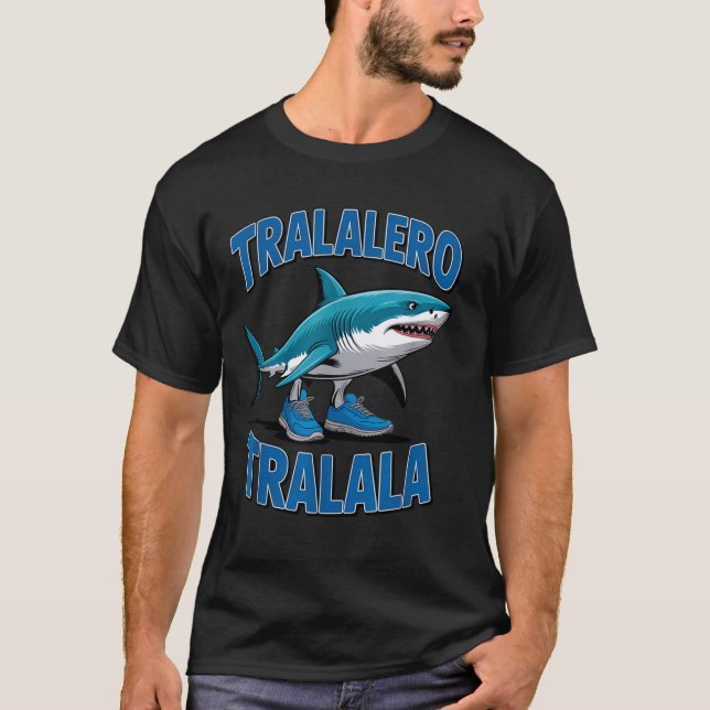 Camiseta Tralalero Tralala Funny Italian Brainrot Toddlers  (Anverso)