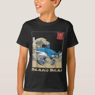 Camiseta Tralalero Tralala Japonés Tiburón Divertido Bra It