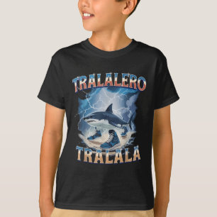 Camiseta Tralalero Tralala Tiburón Divertido Mem Italiano B