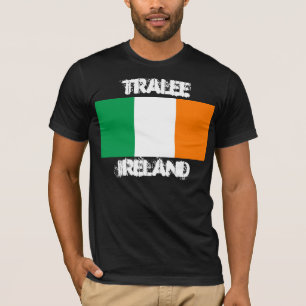 Camiseta Tralee, Irlanda con bandera irlandesa
