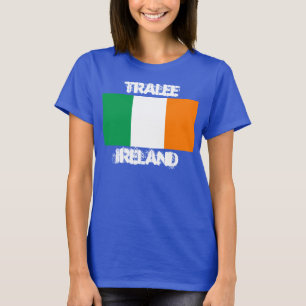 Camiseta Tralee, Irlanda con bandera irlandesa