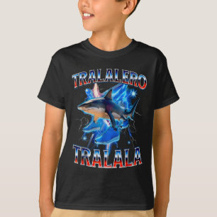 Camiseta Tralero Tralala Bootleg Brainrot Italiano Brainro