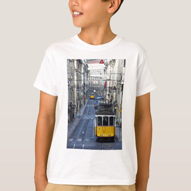 Camiseta Tram 28, Lisbon, Portugal (Anverso)