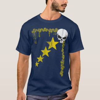 Camiseta Trama Estrella/Calavera (Amarillo)
