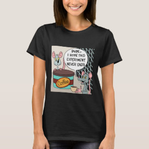 Camiseta Tramamante de café de ratón de laboratorio