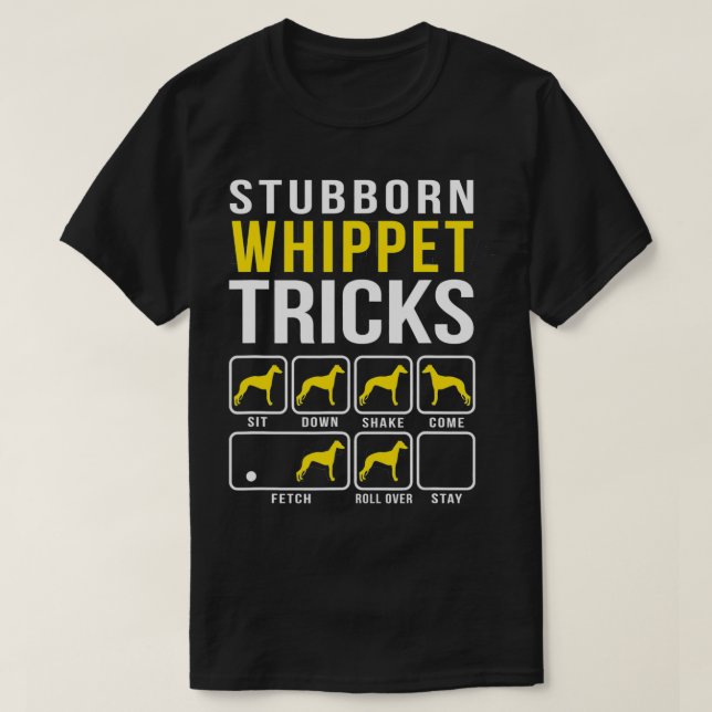 Camiseta Trámites fallidos con la marca Whippet (Diseño del anverso)