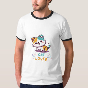 Camiseta Tramo de gato multicolor