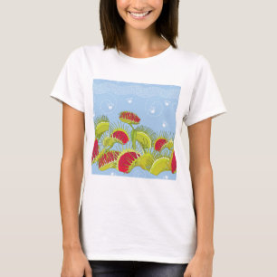 Camiseta trampa de mosca azul