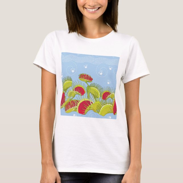 Camiseta trampa de mosca azul (Anverso)