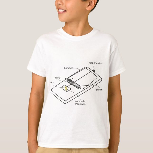Camiseta trampa del ratón (Anverso)
