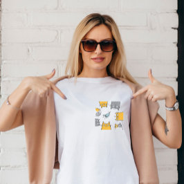 Camiseta Trampa para Gatos Divertido Lindo Caos Arte de Gat