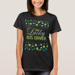 Camiseta Trampolín de conductores de autobús afortunado de