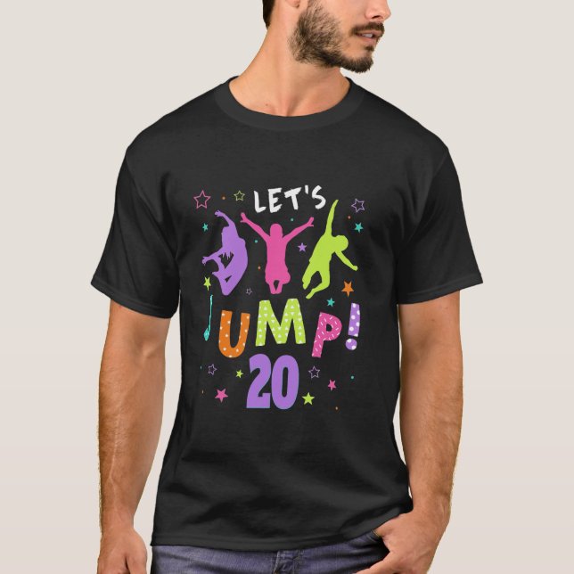 Camiseta Trampoline Bgramo 20.ª Fiesta de Cumpleaños Outdo (Anverso)