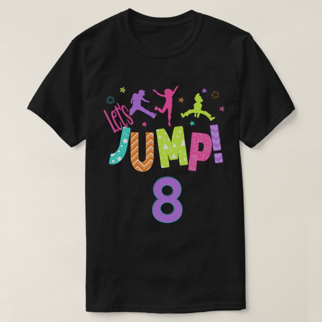 Camiseta Trampoline Bgramo Aniversario Aseo Fiesta Al Aire  (Diseño del anverso)