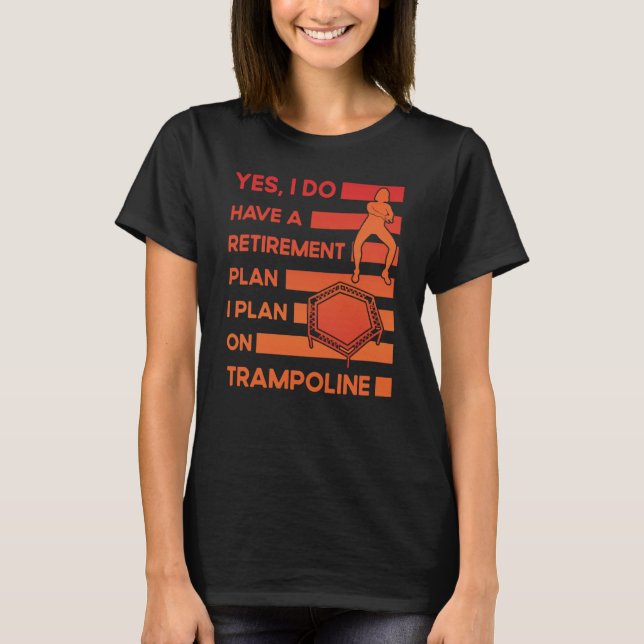 Camiseta Trampoline Jumping Trampoline Gymnastics  22 (Anverso)