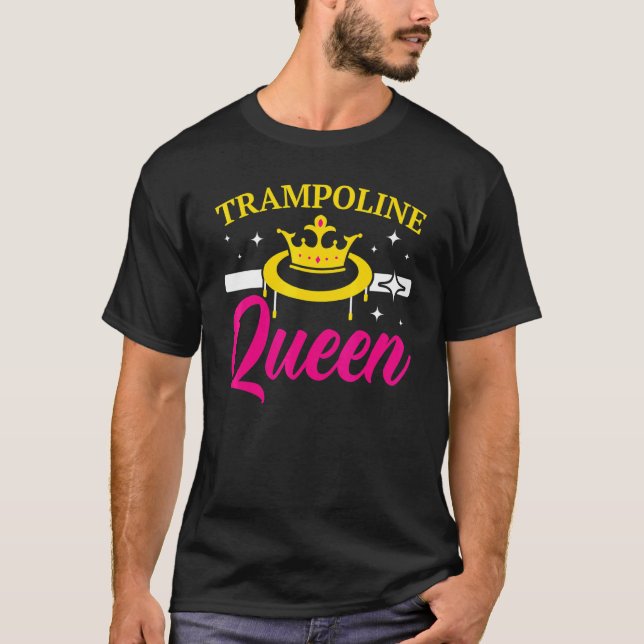 Camiseta Trampoline Queen Jumping Trampoliner Trampolining (Anverso)