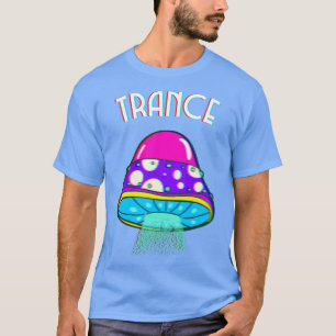 Camiseta Trance Psychedelic Trippy Glitch Mushroom