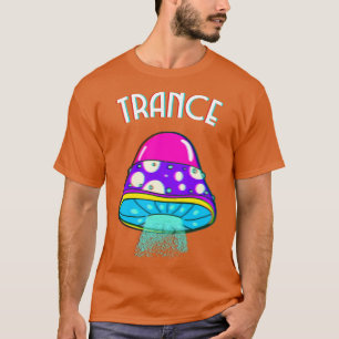 Camiseta Trance Psychedelic Trippy Glitch Mushroom