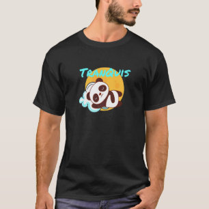 Camiseta Tranqués Relajados O Oso Tranquilo De Panda