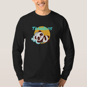 Camiseta Tranqués Relajados O Oso Tranquilo De Panda