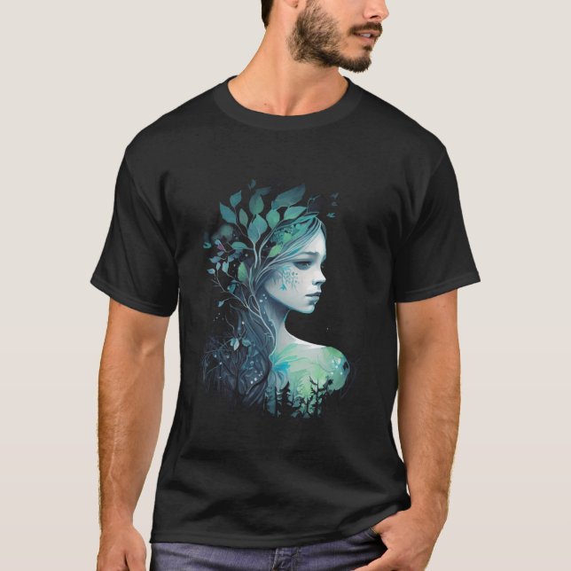 Camiseta Tranquil Tree Goddess Graphic Tees Men Women Boys  (Anverso)
