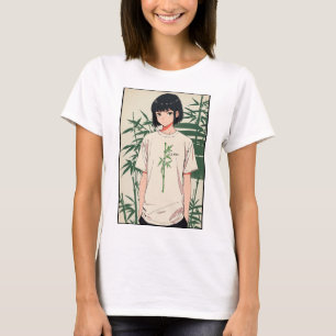 Camiseta tranquila de Bamboo Stalk