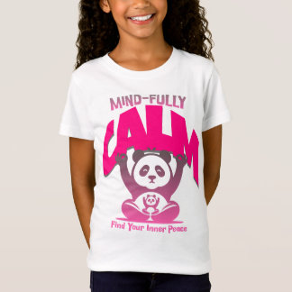 Camiseta Tranquilidad, corazón lleno, como un panda pacífic