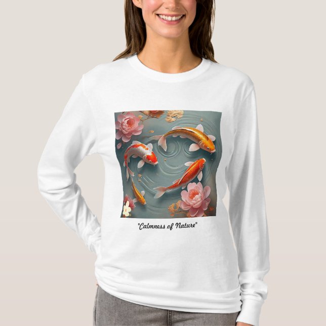 Camiseta "Tranquilidad de la naturaleza" (Anverso)
