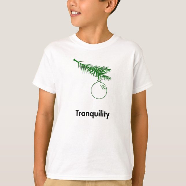 Camiseta Tranquilidad de ornamento (Anverso)