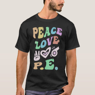 Camiseta TRANQUILIDAD P E Gimnasio Retro Escuela Groovy