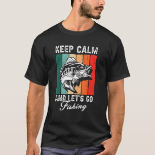 Camiseta Tranquilidad Vamos a pescar la idea del pescador