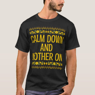 Camiseta Tranquilidad y madre en citas positivas de mamá Po