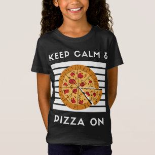 Camiseta Tranquilidad y pizza en la divertida pizza Lover P