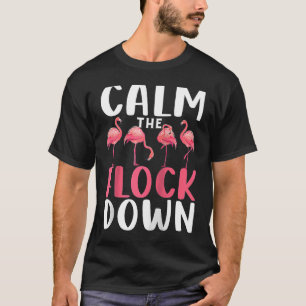 Camiseta Tranquilizar El Reloj Adulto Con Vestido Flamingo