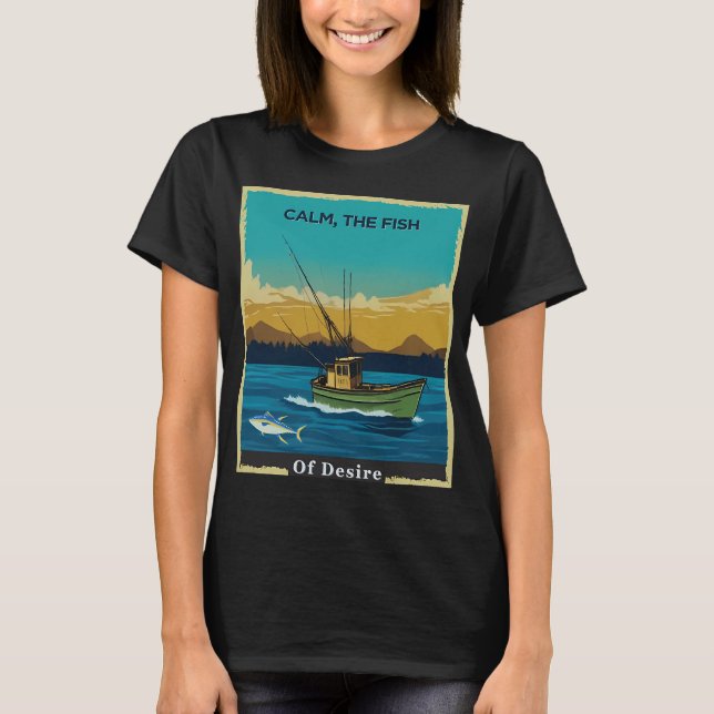 Camiseta tranquilo, el pez del deseo (Anverso)