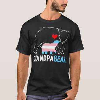 Camiseta Trans Abuelo Orgulloso papá Arcoiris transgénero F