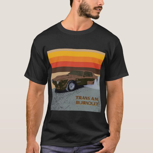 Camiseta Trans Am Burnout T-Shirt Dark (Anverso)