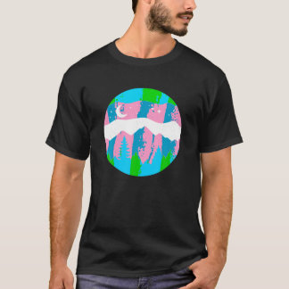 Camiseta Trans Colores Montaña Senderismo Naturaleza Aventu