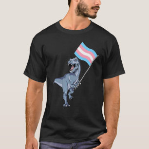 Camiseta Trans Dinosaurios Transexual Dino Lgbt Traslado de