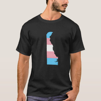 Camiseta Trans Flag Delaware LGBT Pride Support retro