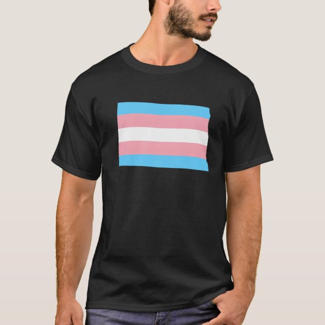 Camiseta Trans Flag North Dakota LGBT Pride Support friends (Anverso)